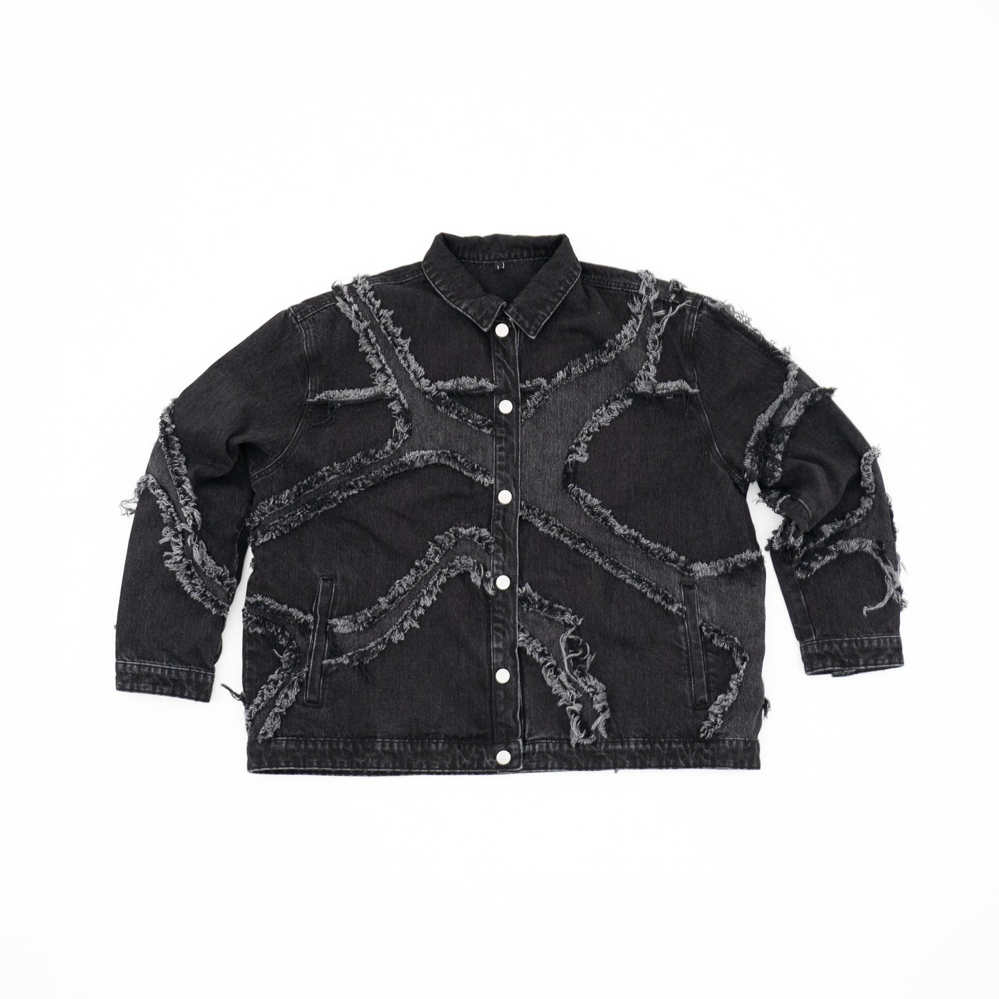 BACKR00MS VEINS DENIM JACKET