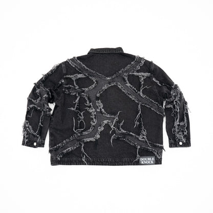 BACKR00MS VEINS DENIM JACKET