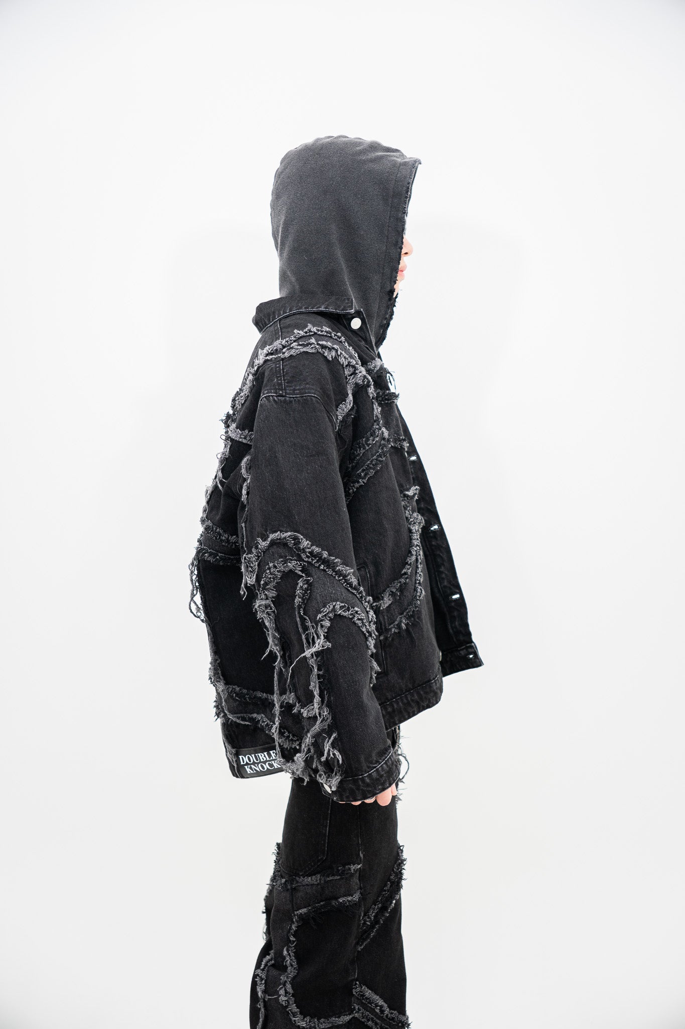 BACKR00MS VEINS DENIM JACKET