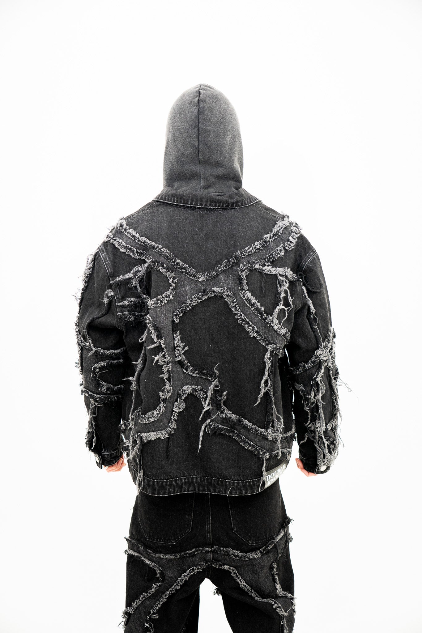 BACKR00MS VEINS DENIM JACKET